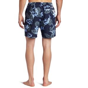 Columbia PFG Backcast Floral Printed Board Shorts Eclipse Blue Sz M‎ 6I